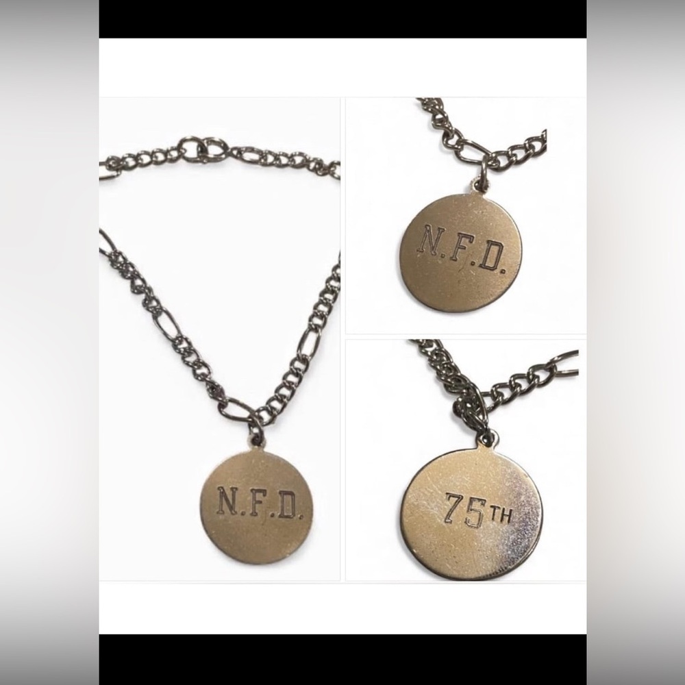 Vintage Silver Tone Personalized Charm Bracelet #7992 💎